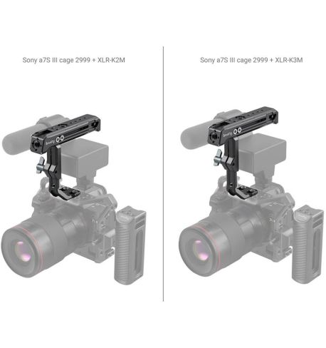 SmallRig Asa superior para cámaras Sony/Panasonic con adaptador de audio superior 3082 | SRNB019