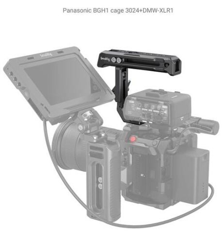 SmallRig Asa superior para cámaras Sony/Panasonic con adaptador de audio superior 3082 | SRNB019