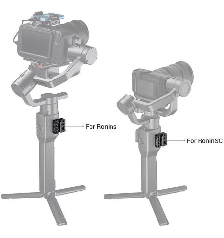 SmallRig Placa de montaje de accesorios para DJI Ronin-S/Ronin-SC 2214B (SROA006B)