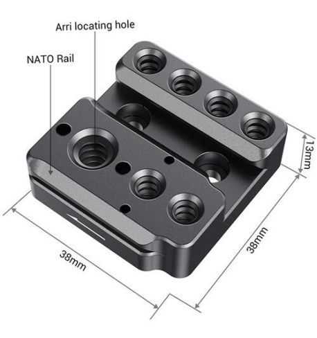 SmallRig Placa de montaje de accesorios para DJI Ronin-S/Ronin-SC 2214B (SROA006B)