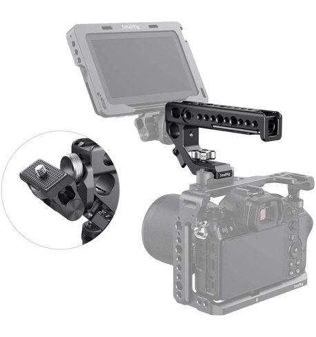 SmallRig Asa superior NATO con abrazadera de varilla de 15 mm HTN2439B | SRNB112B
