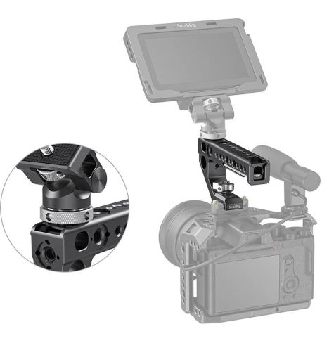 SmallRig Asa superior NATO con abrazadera de varilla de 15 mm HTN2439B | SRNB112B