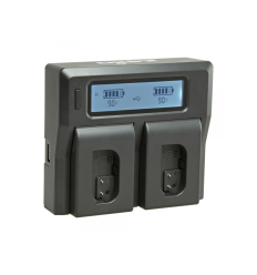 CARGADOR JUPIO DOBLE PANASONIC BLK22  JDC0107