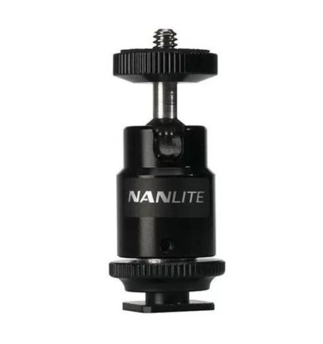 NANLITE Rótula Nanlite con rosca y Zapata NAASBH1/4