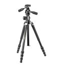 Vanguard Veo 3T+ 234APS - Trípode de aluminio, rótula de 3 vías