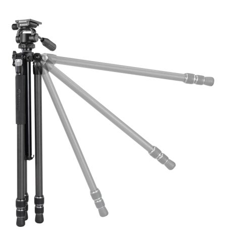 Vanguard Veo 3 263CO - Trípode de aluminio, rótula de observación