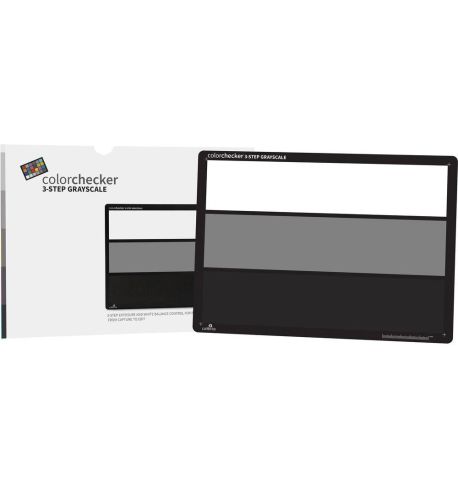 Calibrite ColorChecker 3-Step Grayscale | CCGS
