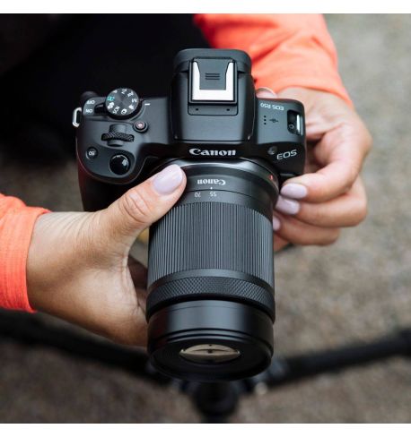 CANON  EOS R50 + RFS 18-45mm + RFS 55-210mm| Black | 5811C023  **Reserva de producto**