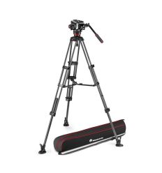Manfrotto Kit trípode vídeo PRO Twin aluminio + rótula 504X (MVK504XTWINMC)