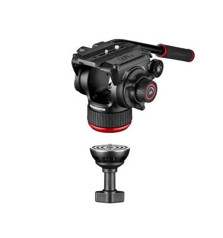 Manfrotto Rótula 504X con trípode Twin carbono y estab. a ras de suelo (MVK504XTWINGC)
