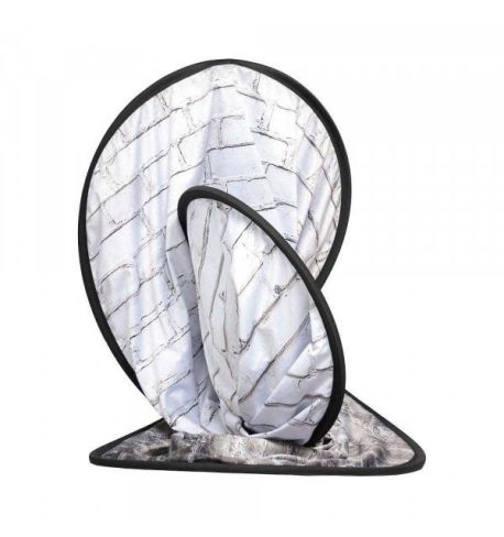 Lastolite by Manfrotto Fondo plegable Urban 1,5m x 2,1m (5' x 7') Ladrillo blanco pintado / Ladrillo gris industrial