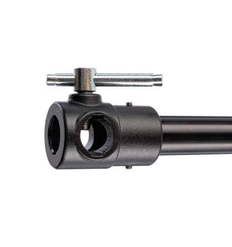 Manfrotto - Tubo telescópico para soporte de fondos 3 secciones negro