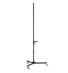 Manfrotto - Pie de estudio con ruedas tipo columna. Negro  2