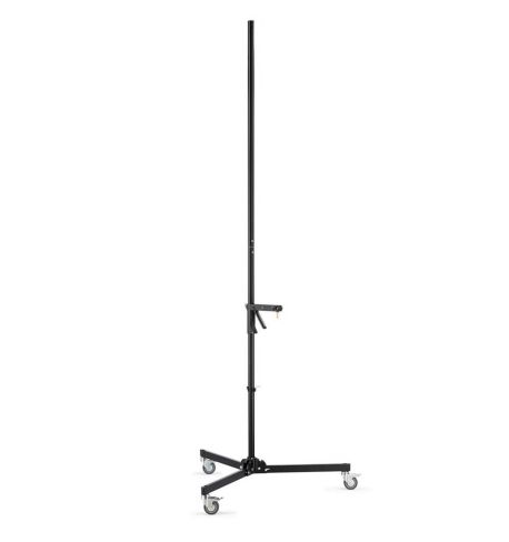 Manfrotto - Pie de estudio con ruedas tipo columna. Negro