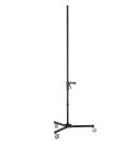 Manfrotto - Pie de estudio con ruedas tipo columna. Negro