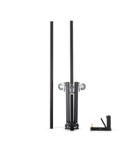 Manfrotto - Pie de estudio con ruedas tipo columna. Negro