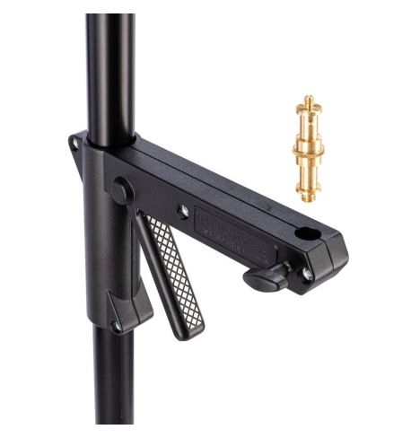 Manfrotto - Pie de estudio con ruedas tipo columna. Negro