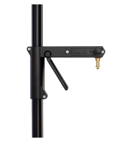 Manfrotto - Pie de estudio con ruedas tipo columna. Negro