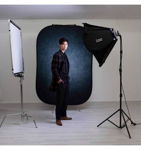 Lastolite by Manfrotto Fondo plegable Vintage 1,5m x 2,1m (5' x 7') Ink/Sage