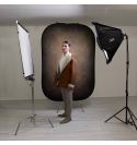 Lastolite by Manfrotto Fondo plegable Vintage 1,5m x 2,1m (5' x 7') Walnut (nuez)/Pewtar (peltre)