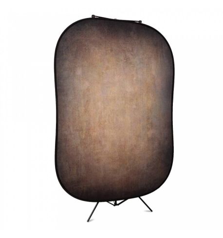 Lastolite by Manfrotto Fondo plegable Vintage 1,5m x 2,1m (5' x 7') Walnut (nuez)/Pewtar (peltre)