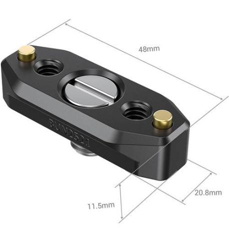 SmallRig NATO Rail con montaje de accesorios estilo ARRI (1,9") 2521 (D175011)