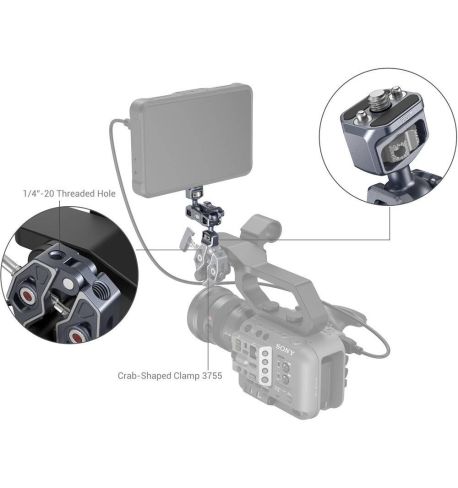 SmallRig Brazo mágico con cabezas de bola dobles (tornillos de 1/4"-20) 3873 | D223851