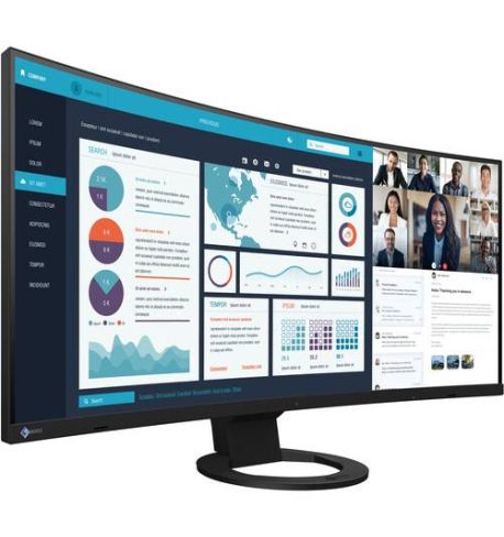 Monitor EIZO Flexscan EV3895FX-BK Monitor IPS curvo ultra ancho 24:10 de 37,5"