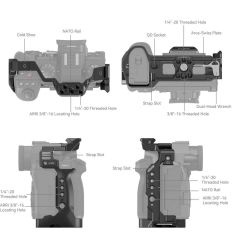 SmallRig Jaula de cámara para Panasonic Lumix S5 II y S5 IIX 4022 | SRNQP519 2