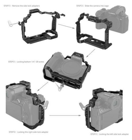 SmallRig Jaula de cámara para Panasonic Lumix S5 II y S5 IIX 4022 | SRNQP519