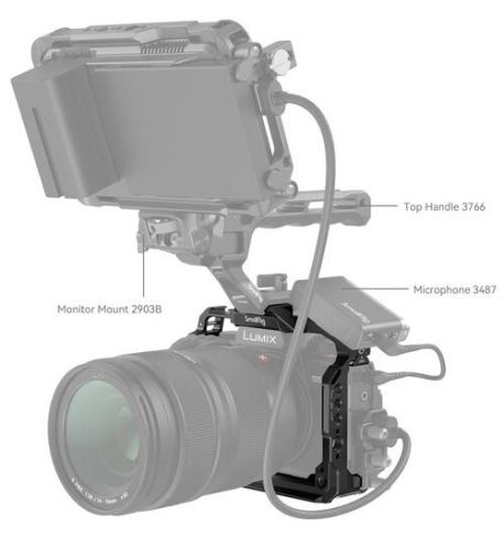 SmallRig Jaula de cámara para Panasonic Lumix S5 II y S5 IIX 4022 | SRNQP519