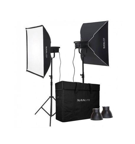 NANLITE KIT 2 FOCOS FS-150B LED BiColor | NAFS150B2KITSLS