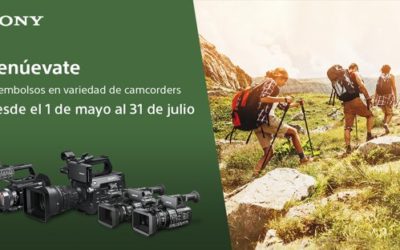 Hasta 500€ en Reembolsos por tu cámara de video profesional