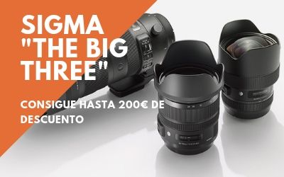 Descuentos de hasta 200€ en los «The Big Three» de Sigma