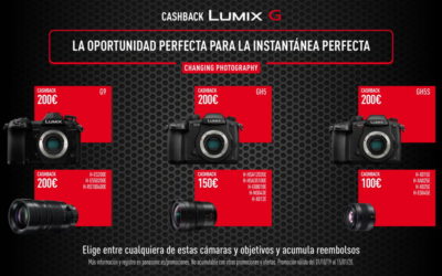 Hasta 400€ de Reembolso por tu equipo Panasonic Lumix G
