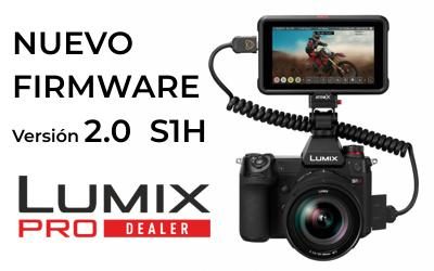 Actualización Lumix S1H con salida vídeo RAW en HDMI