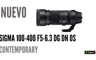 Sigma presenta el 100-400mm f5-6.3 DG DN OS Contemporary, junto a más novedades